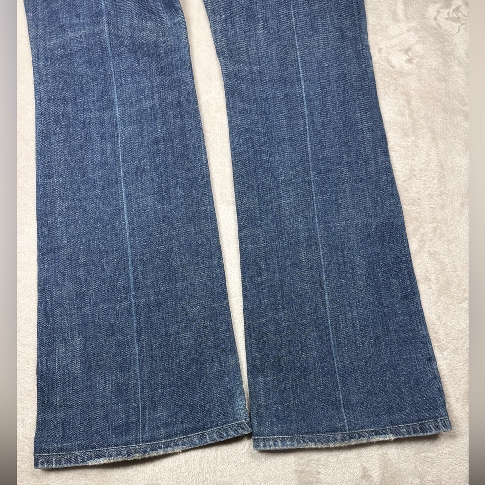 Vintage Y2K Citizens of Humanity COH Low Rise Bootcut Kelly Blue Jeans Size 26 - Picture 4 of 16